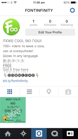 Font Infinity