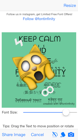 Font Infinity