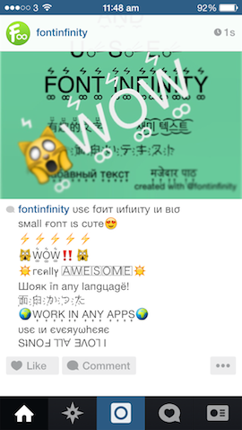 Font Infinity